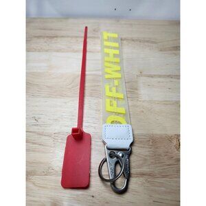 Off white keychain Yellow